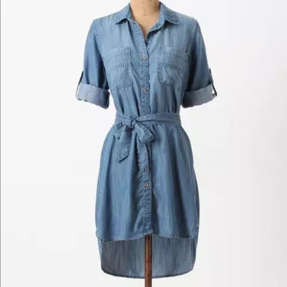 Bella Dahl chambray shirt dress
